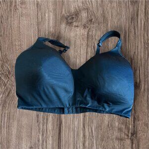 Cacique Lane Bryant Black Solid Lightly Lined No-Wire Bra‎ Plus Size 40G